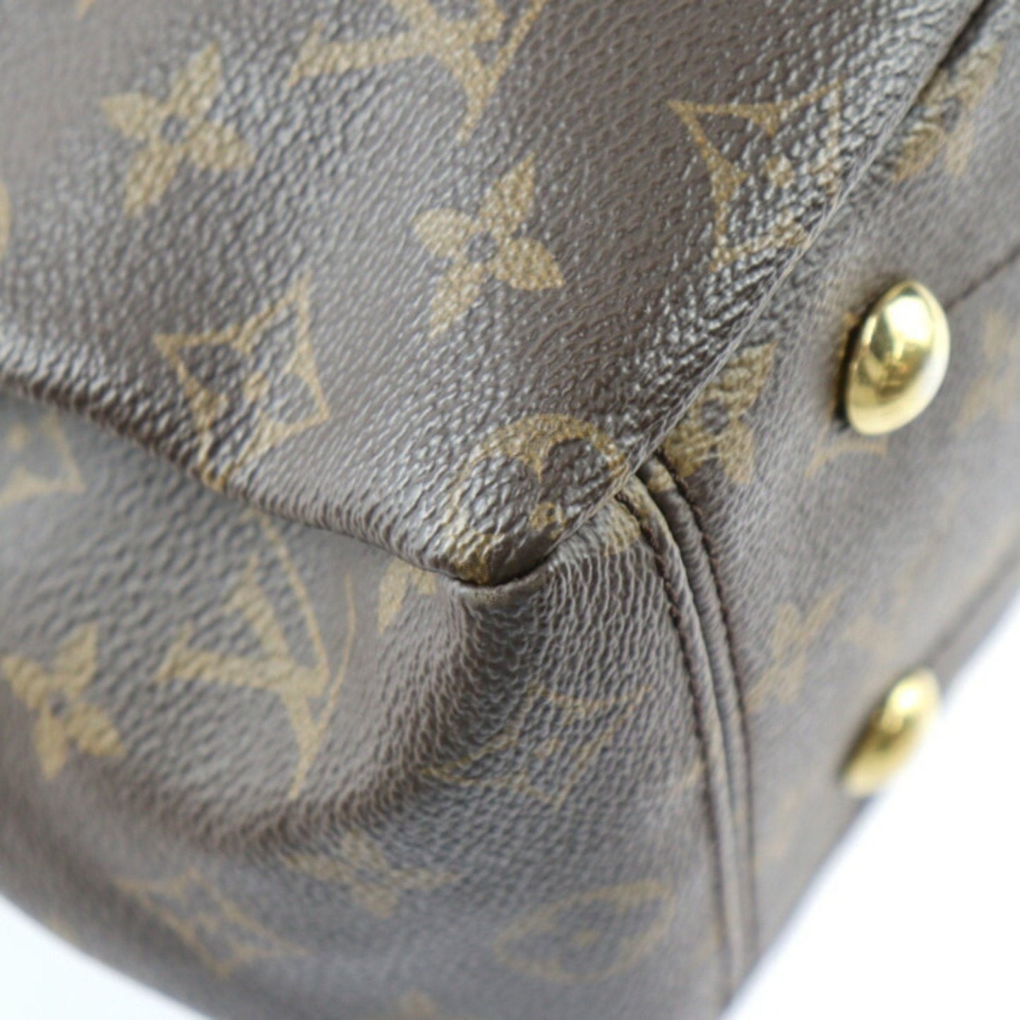 Versatile Monogram Leather Bag with Shoulder Strap