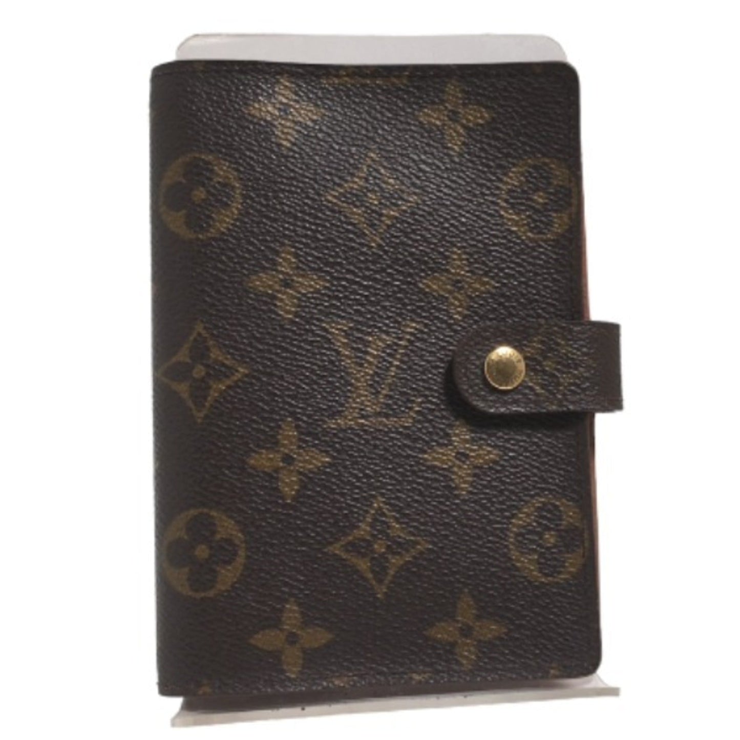 Stylish Brown Canvas Agenda Organizer