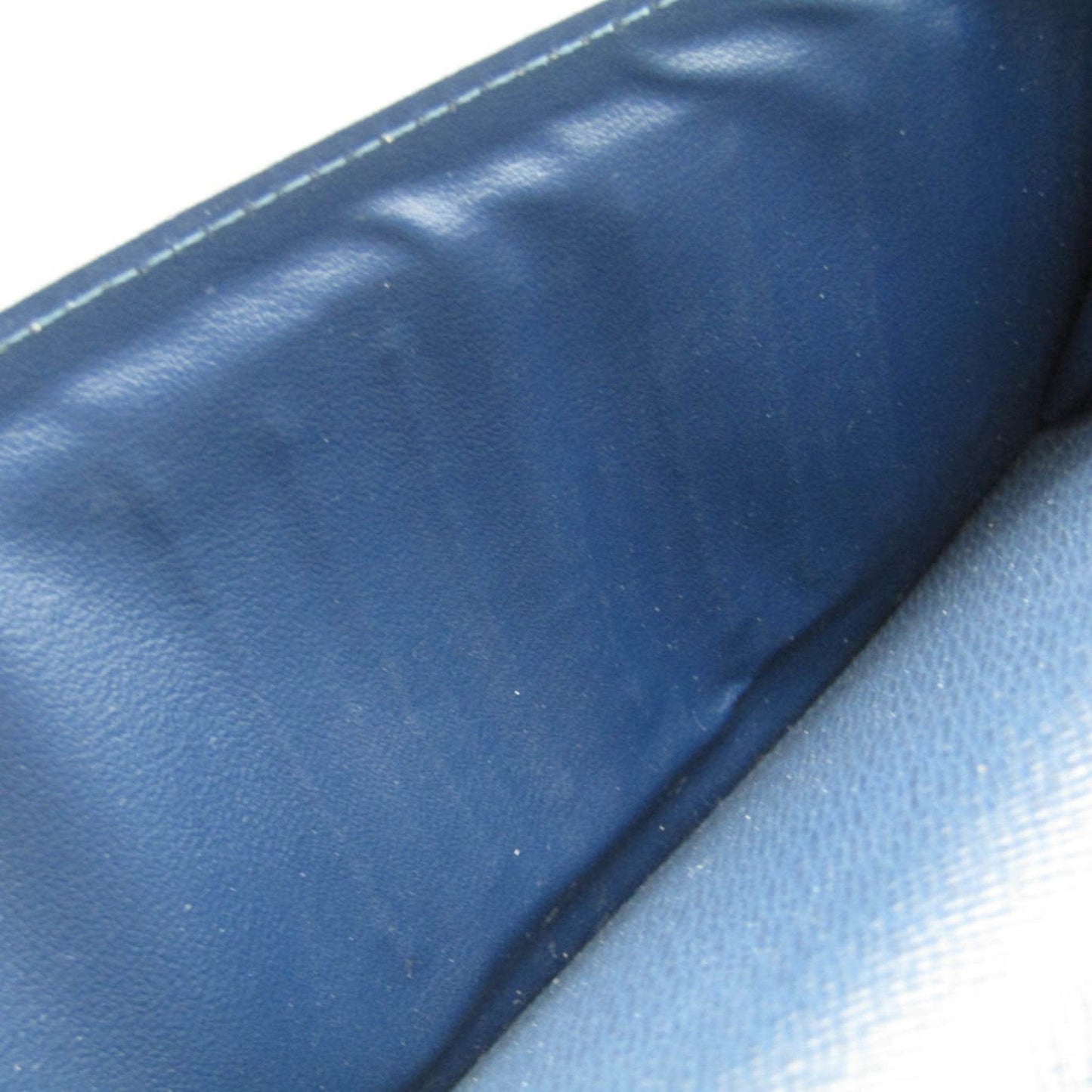 Sophisticated Navy Leather Zippy Wallet