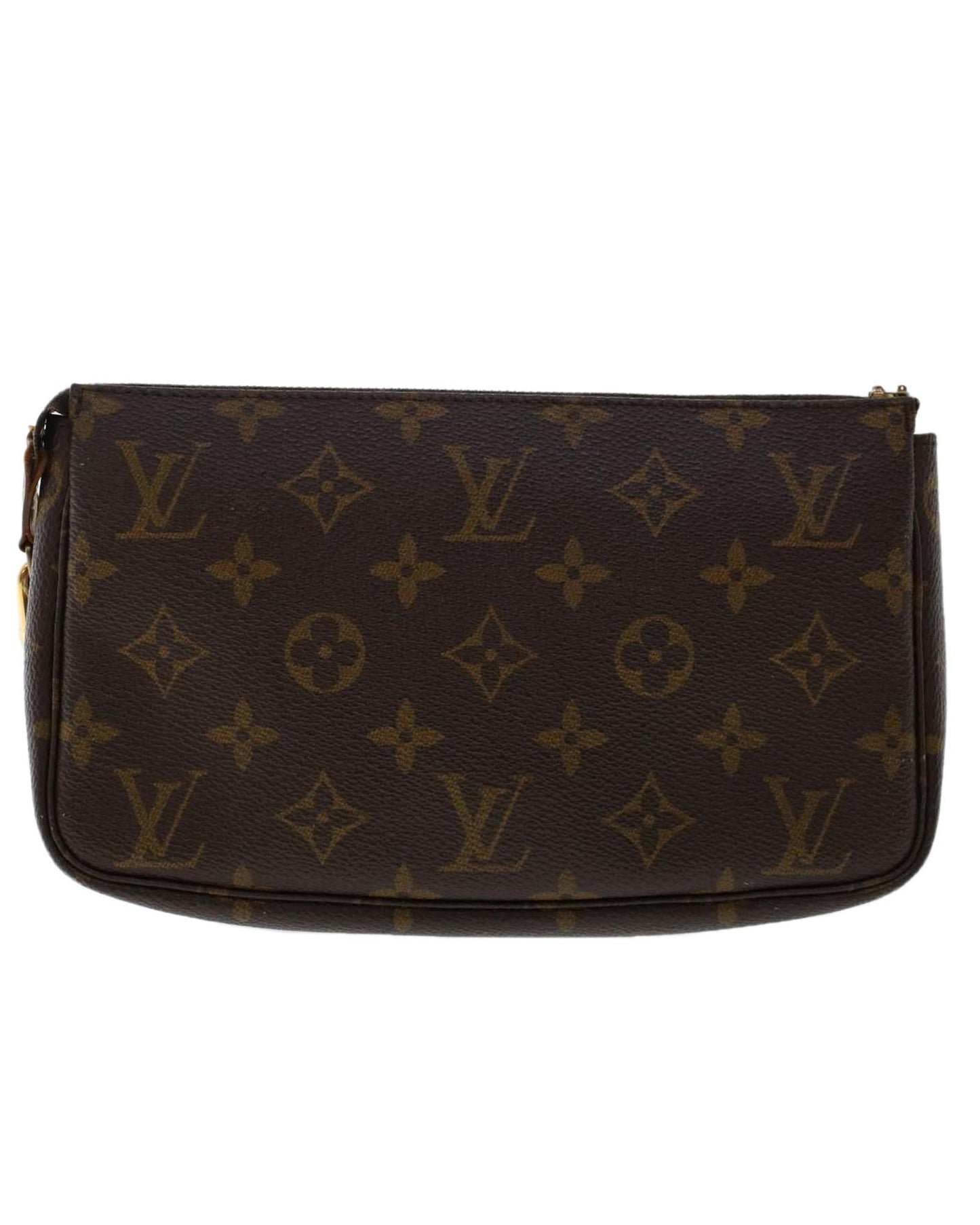 Monogram Canvas Pouch with Shoulder Strap
