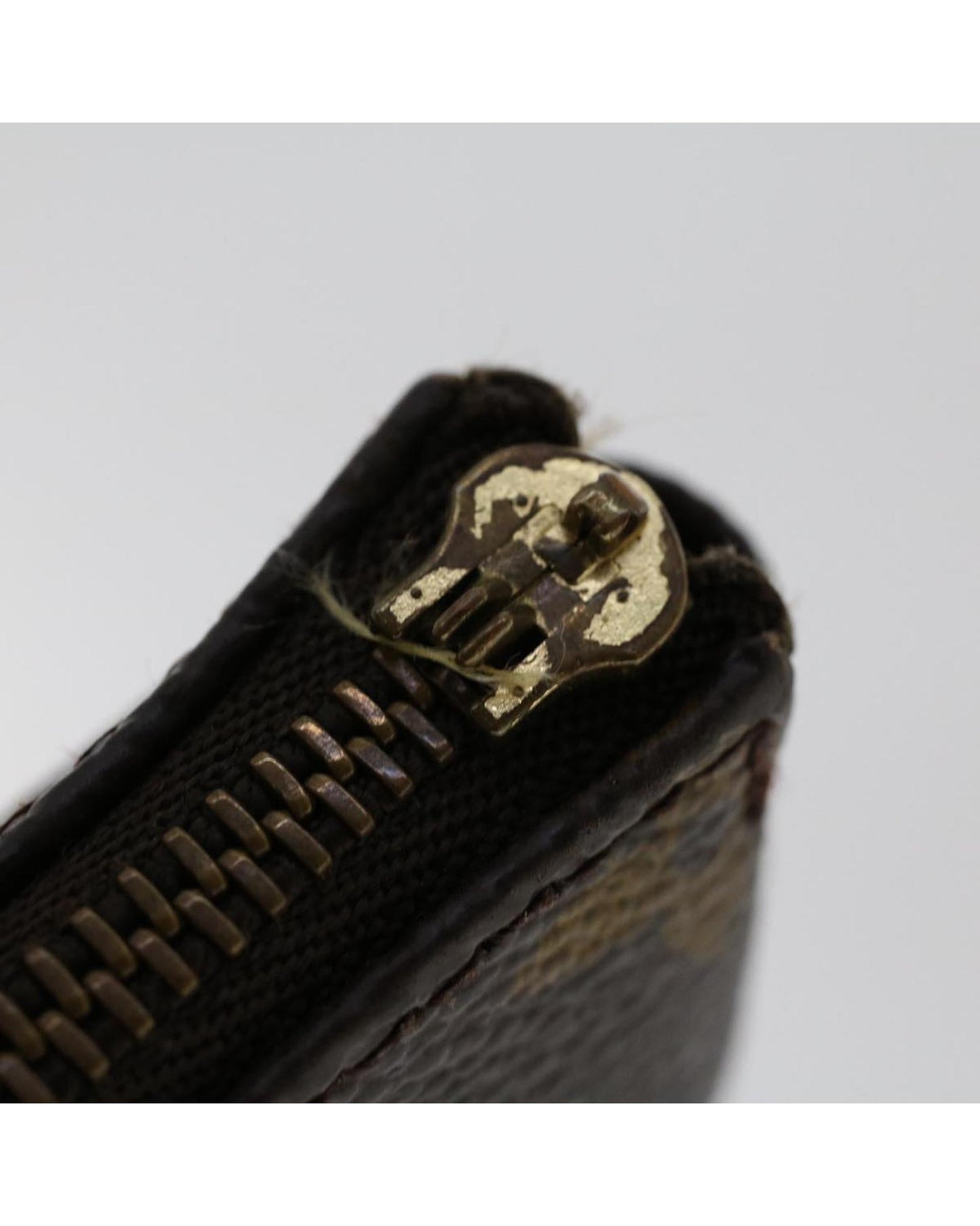 Monogram Canvas Pouch with Shoulder Strap