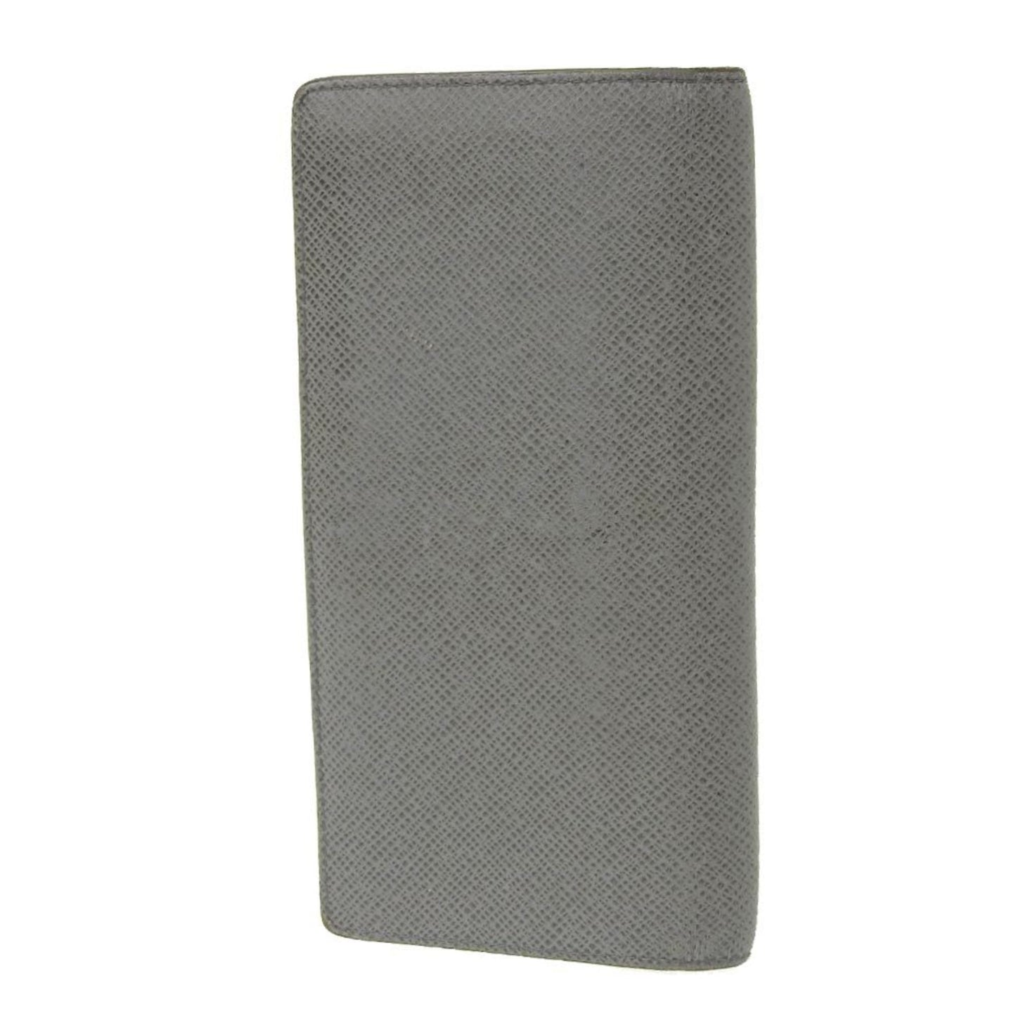 Grey Leather Louis Vuitton Portefeuille Wallet