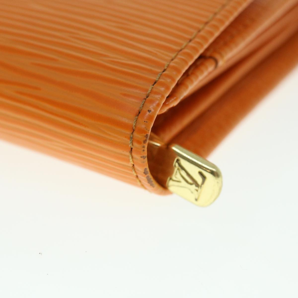 Epi Leather Long Wallet with Metal Fittings