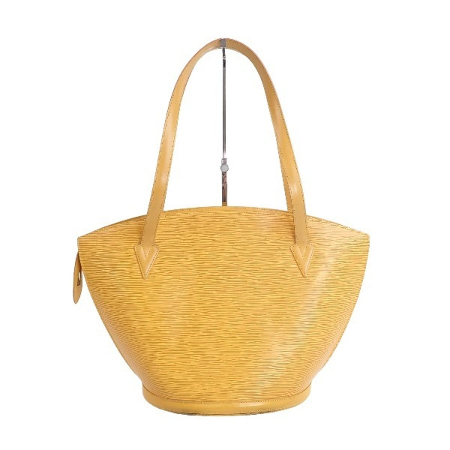 Yellow Leather Tote Bag