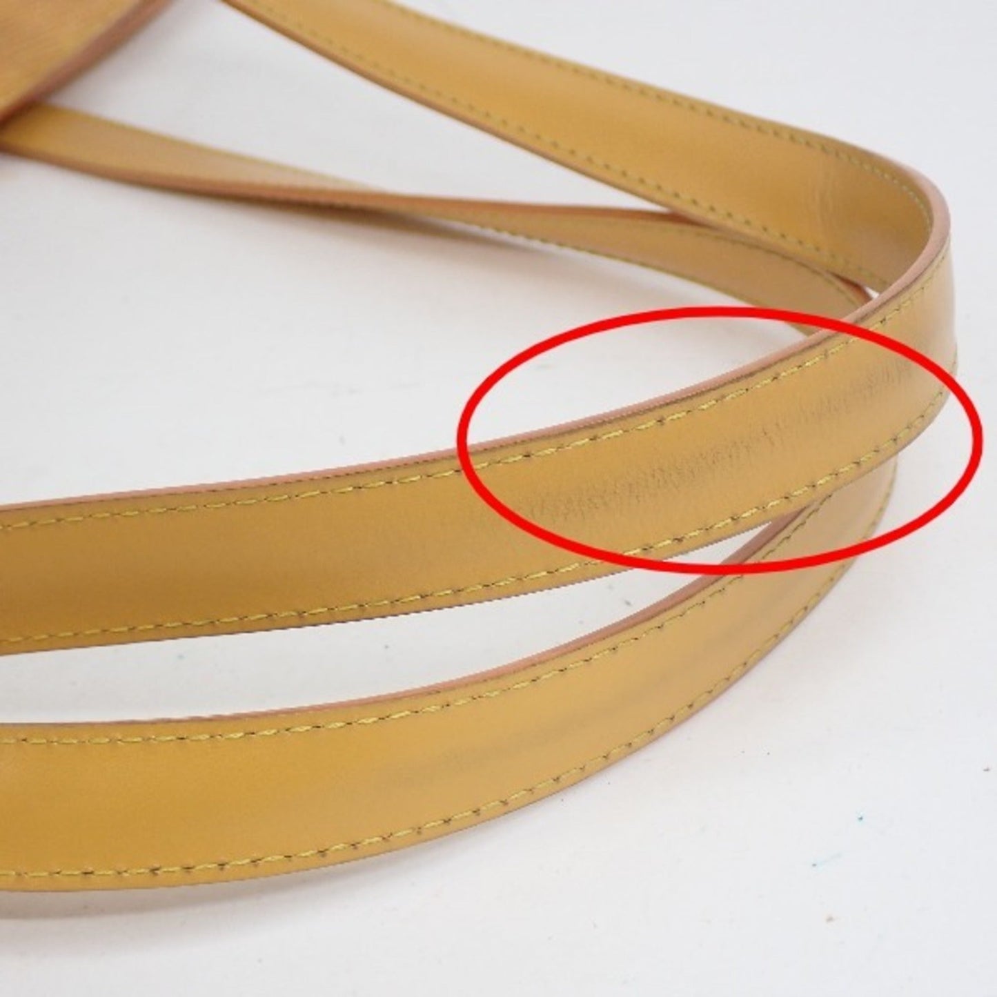 Yellow Leather Tote Bag
