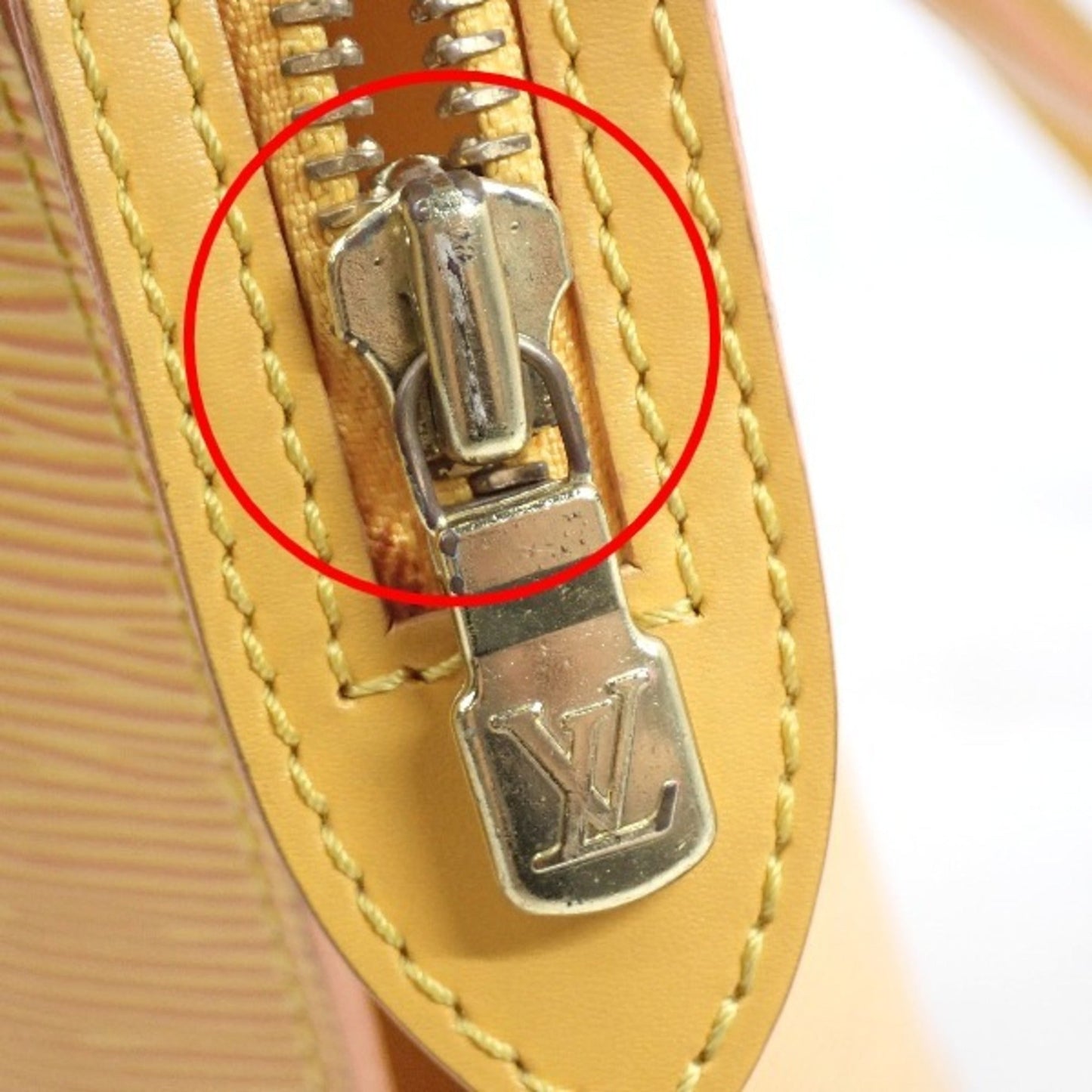 Yellow Leather Tote Bag