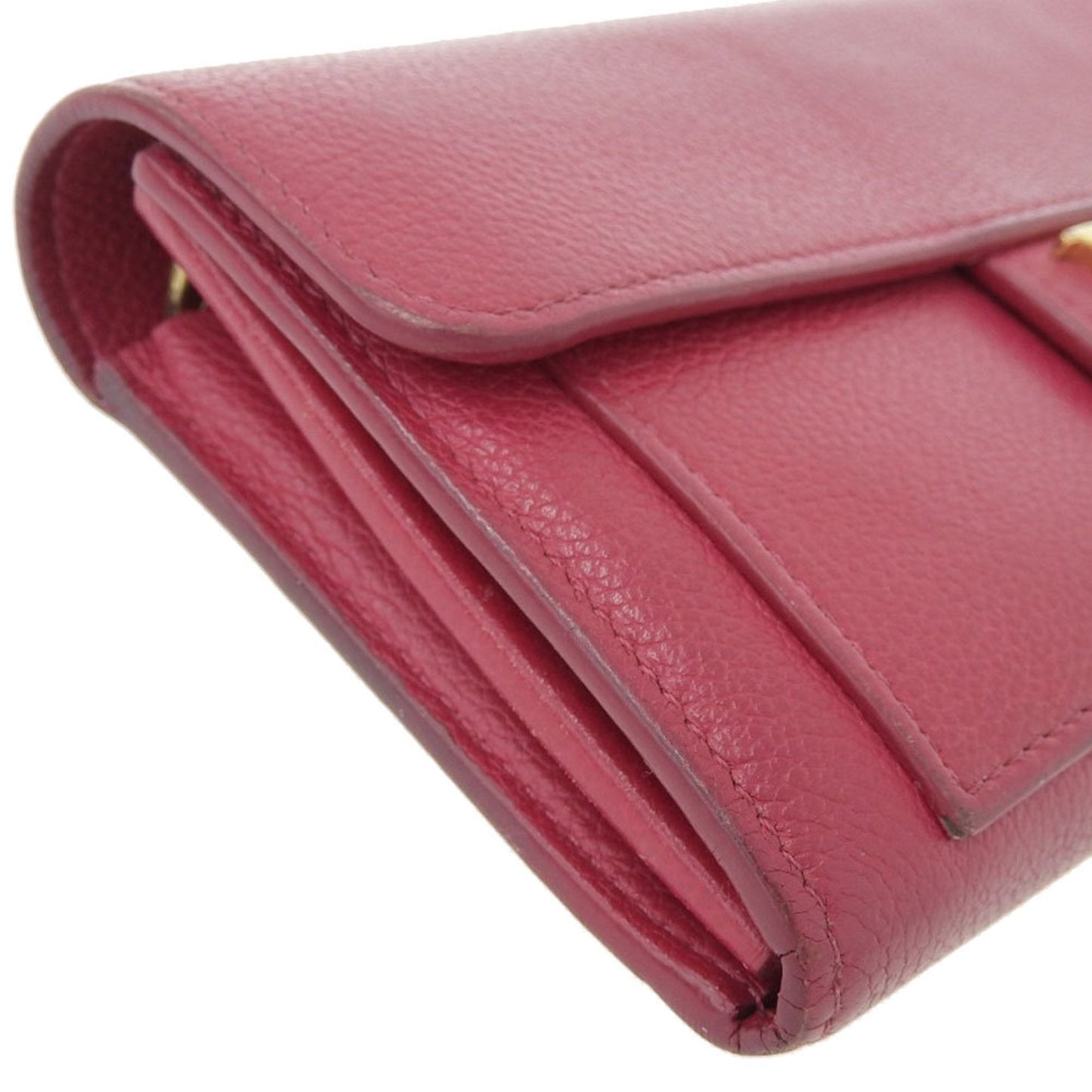 Lockme Red Leather Wallet by Louis Vuitton