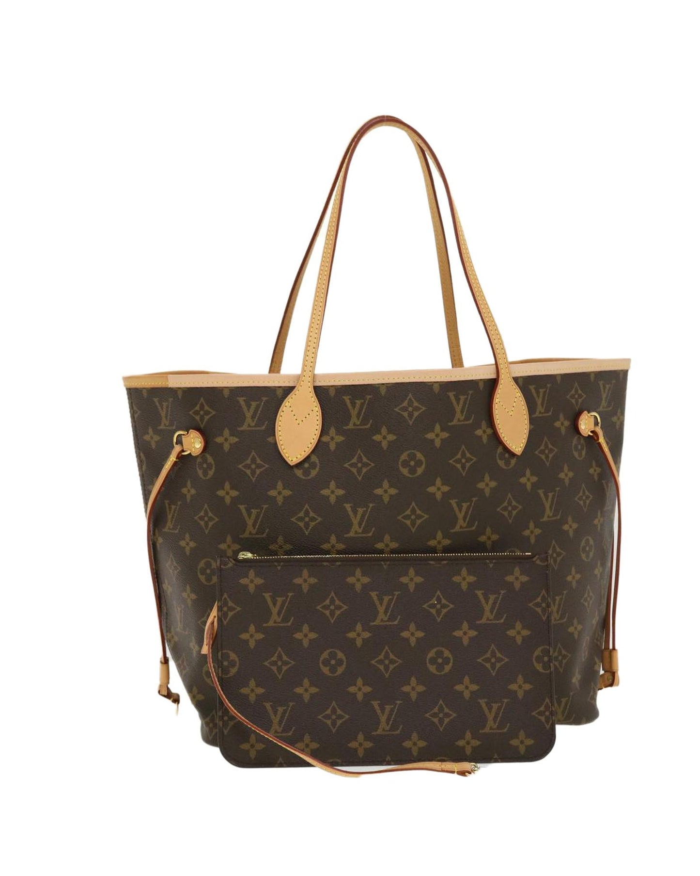 Monogram Tote Bag with Pouch and Excellent Condition