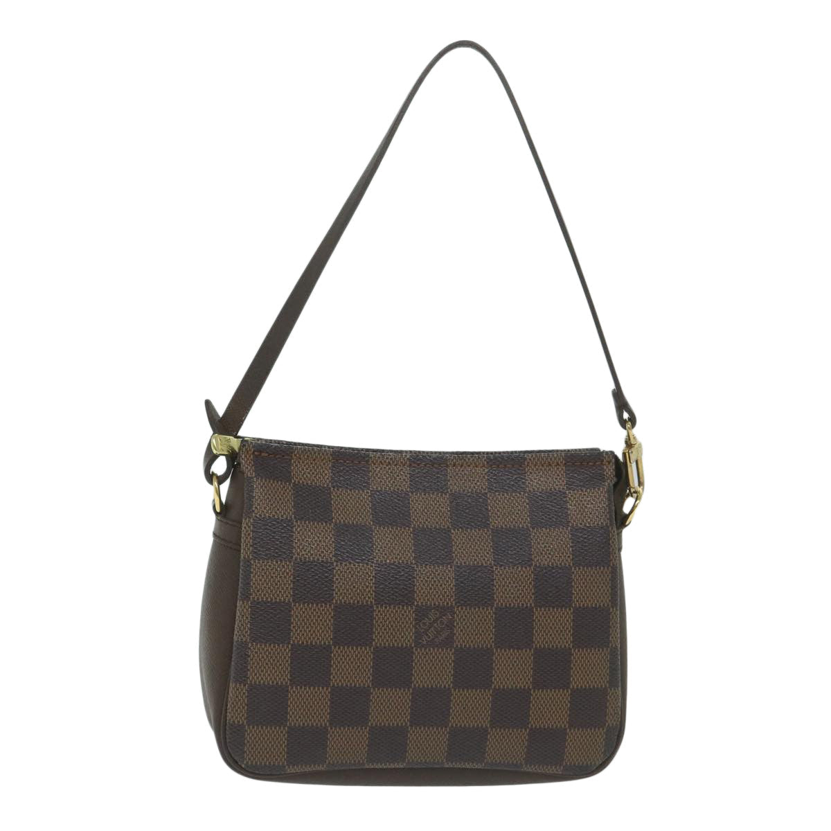 Damier Ebene Canvas Clutch/Shoulder Bag