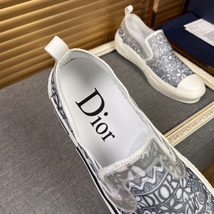 GLM - DIR B23 Slip Blue And White LOW-TOP SNEAKER