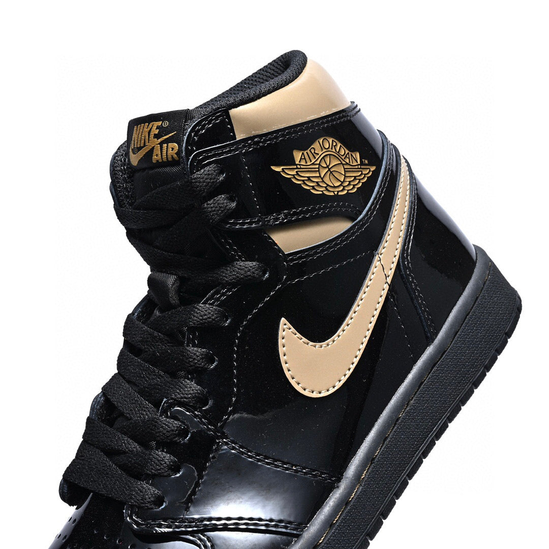 GLM - AJ1 High Black Gold