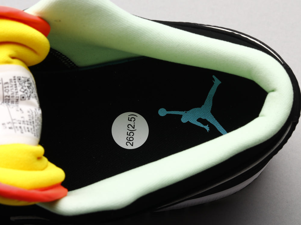 GLM - AJ1 Black, blue and yellow stitching