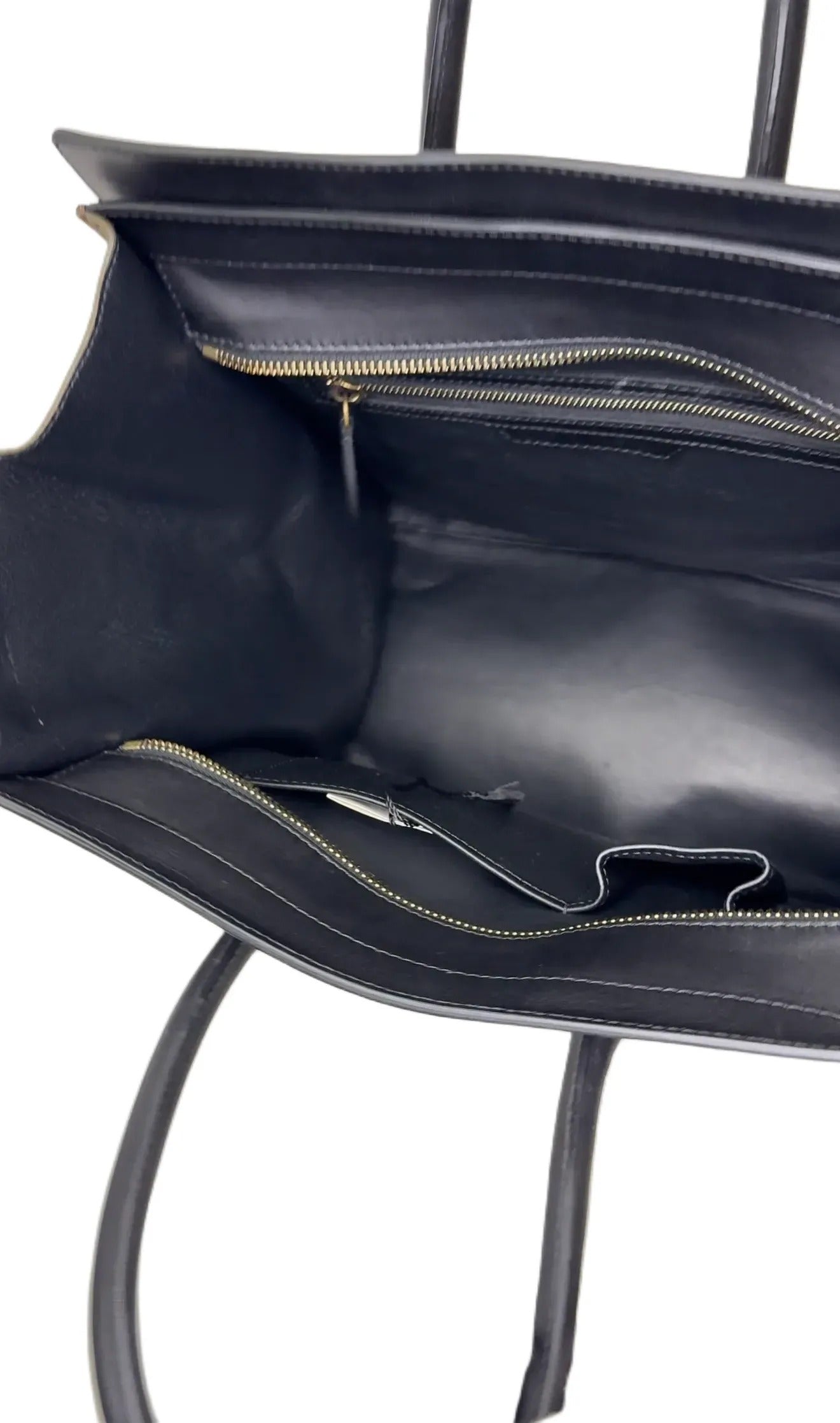 Celine Tri Color Leather Micro Luggage Tote B22-17
