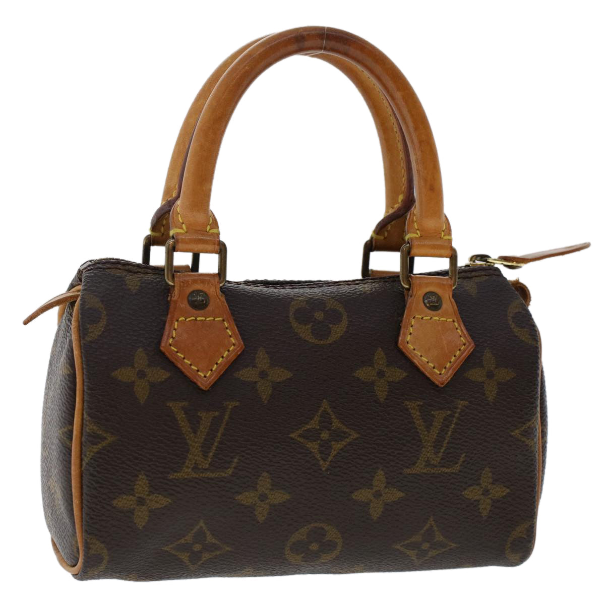 Monogram Canvas Mini Handbag with Gold-tone Hardware