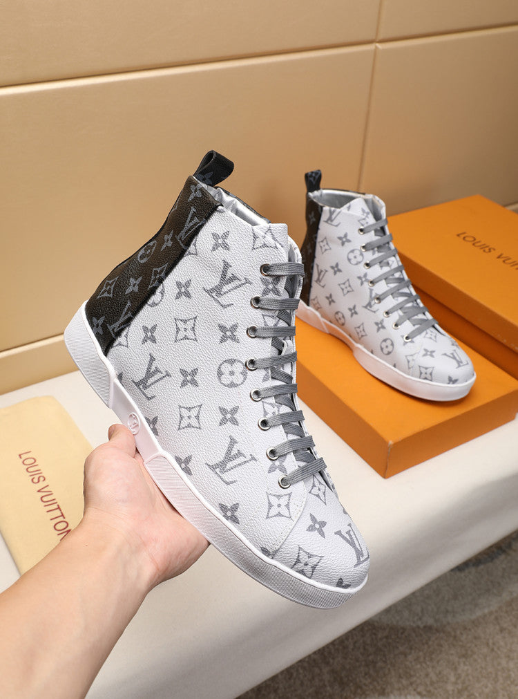 GLM - LUV Stellar Trainer Boot White Black Sneaker