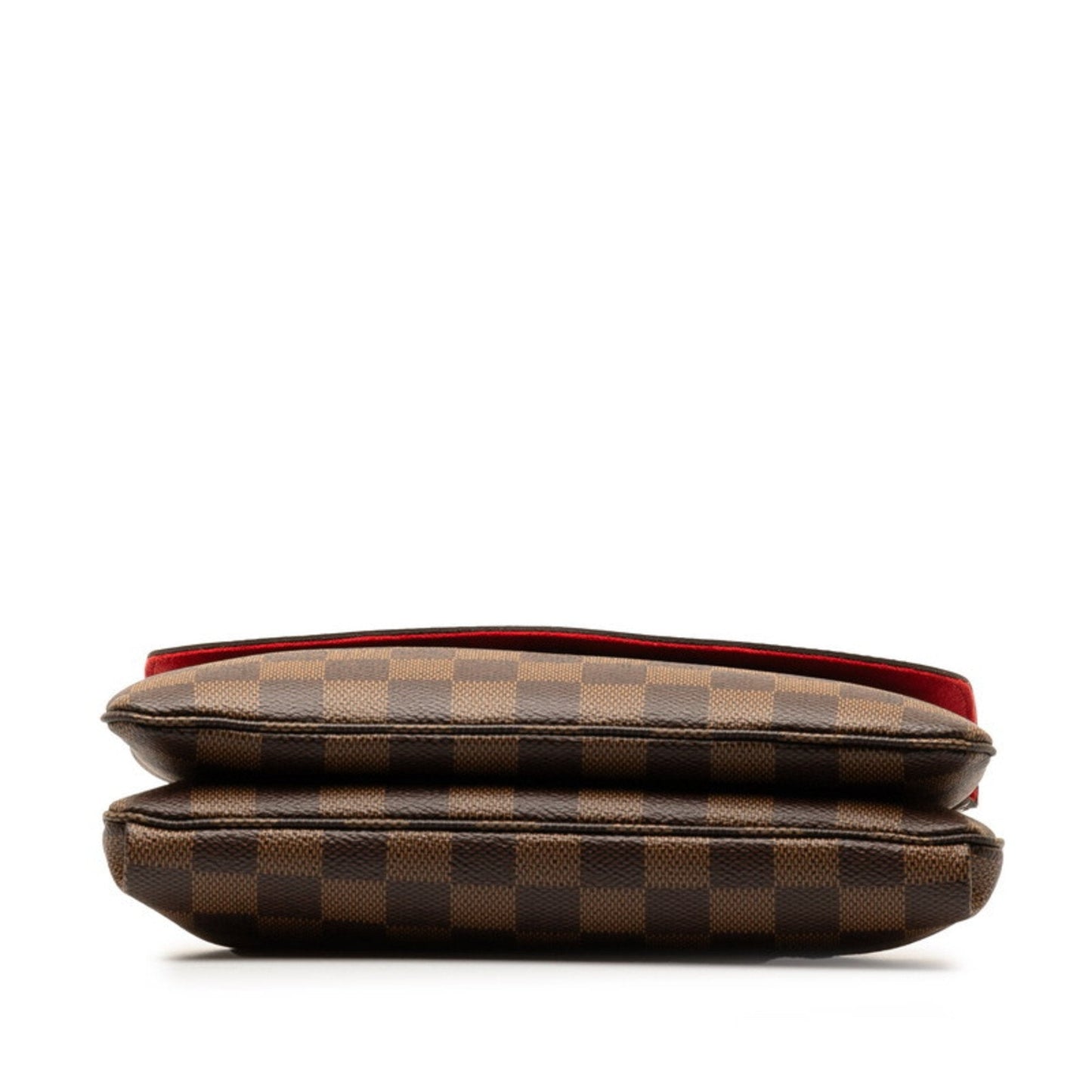 Brown Canvas Shoulder Bag with Zipper Closure
