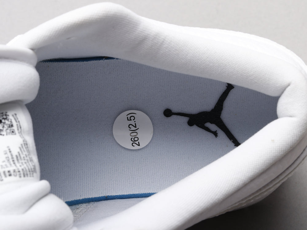 GLM - AJ1 Pure white lychee pattern