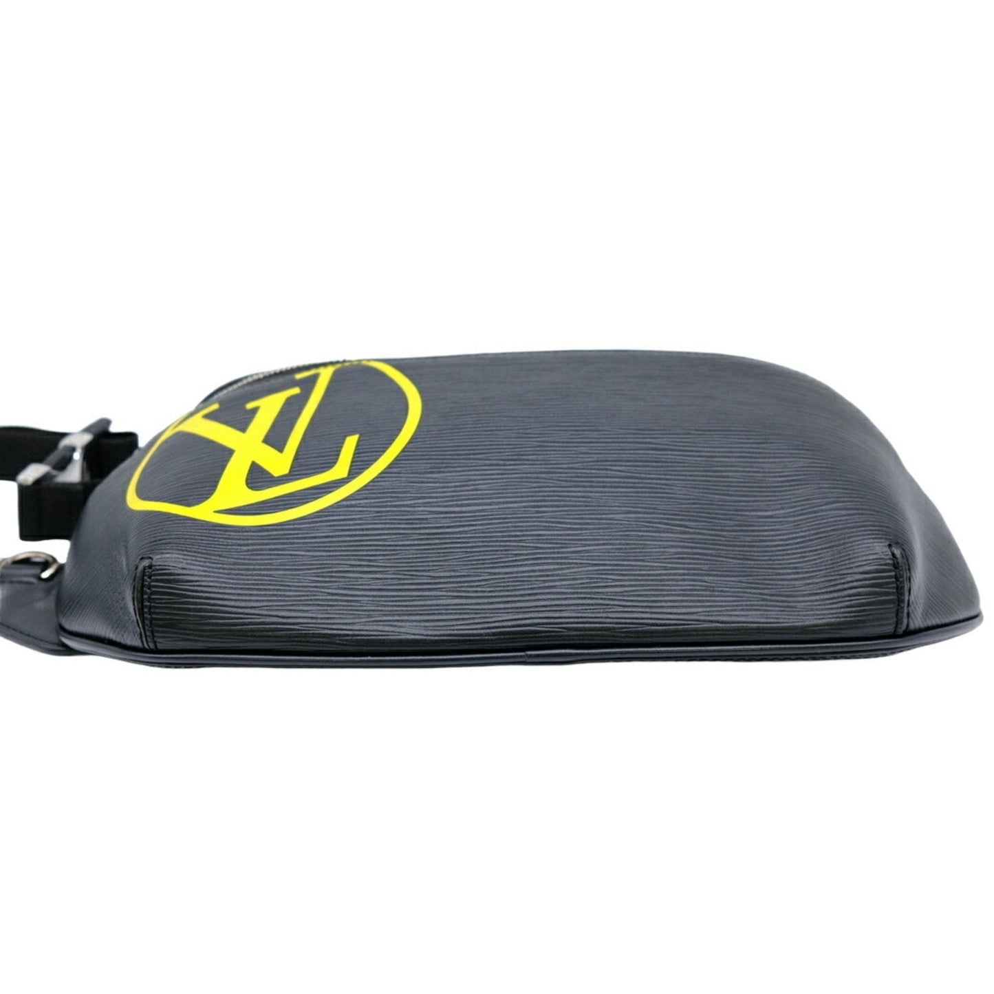 Sleek Leather Circle Fanny Pack