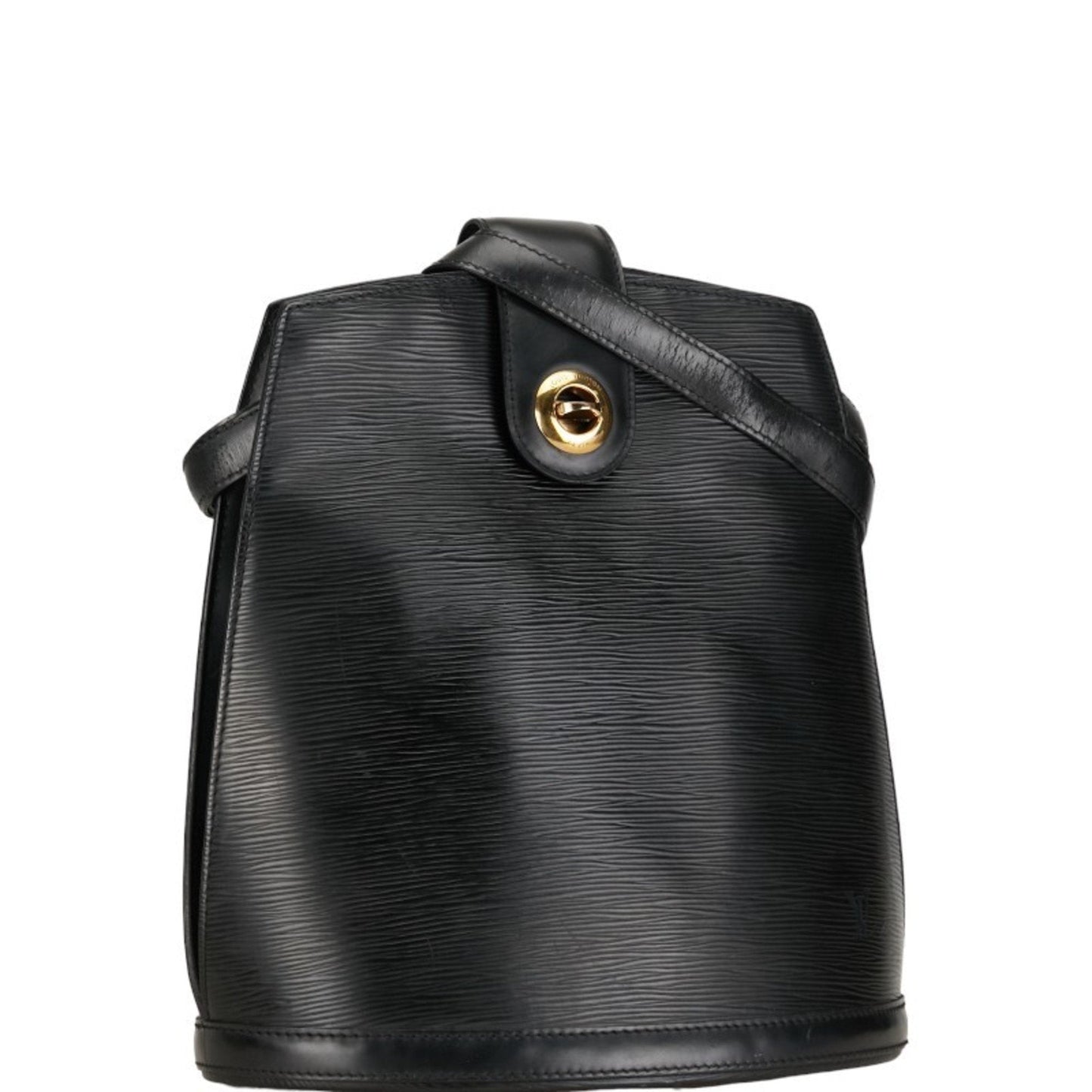 Black Leather Shoulder Bag with Clean Lines and Iconic Design