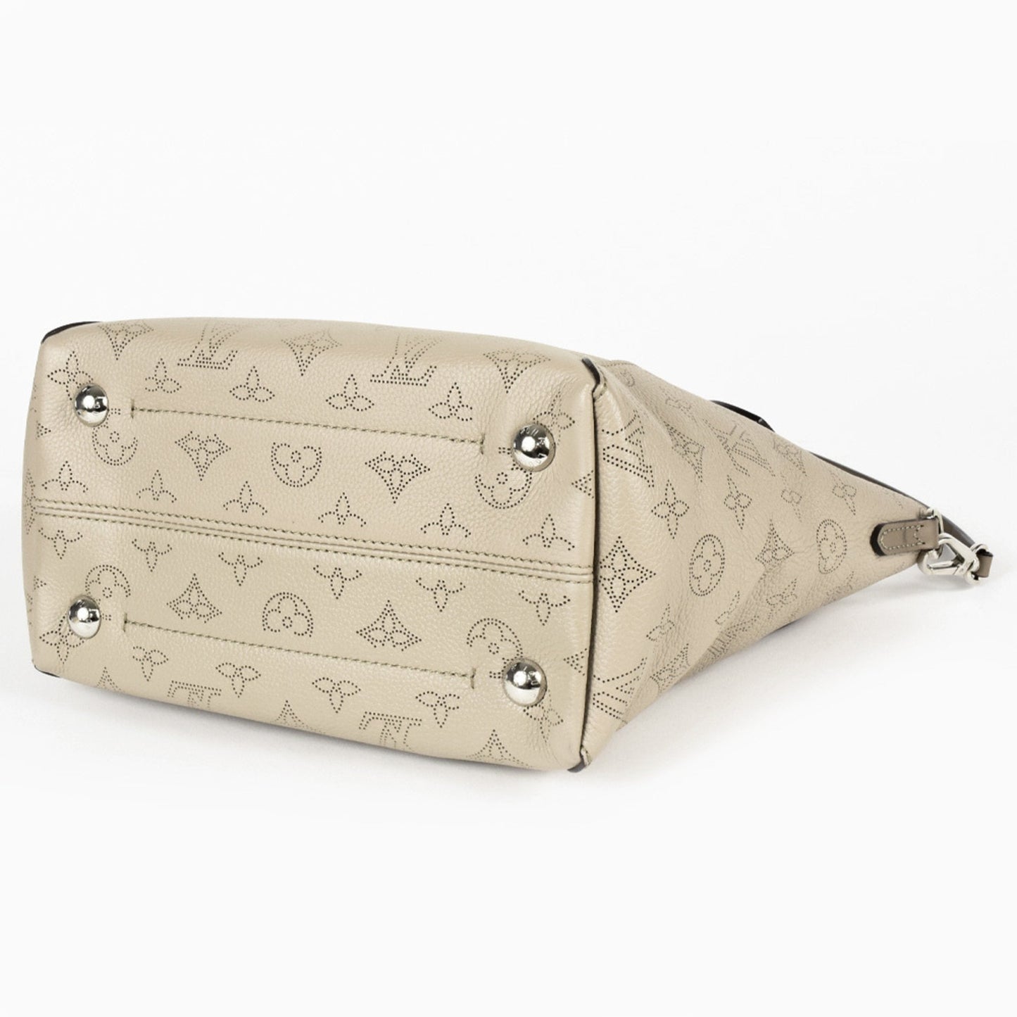 Chic and Practical Beige Leather Shoulder Bag with Detachable Strap