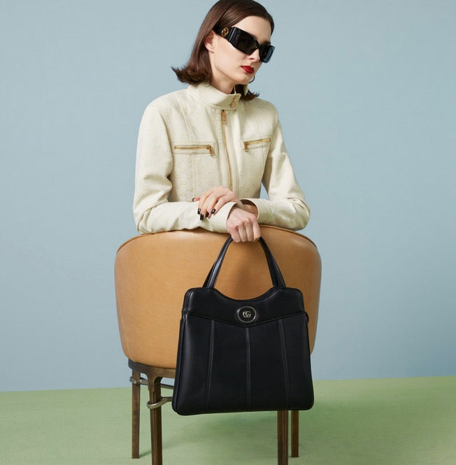 ï»¿GC563 Petite GG Small/Medium Tote Bag / HIGHEST QUALITY VERSION