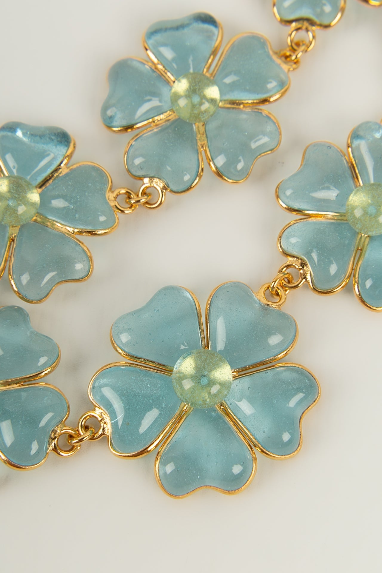 Collier en pÃƒÆ’Ã‚Â¢te de verre Augustine