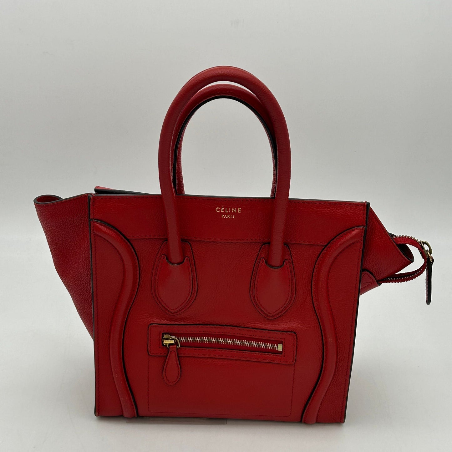 CELINE Leather Luggage Micro LA28858