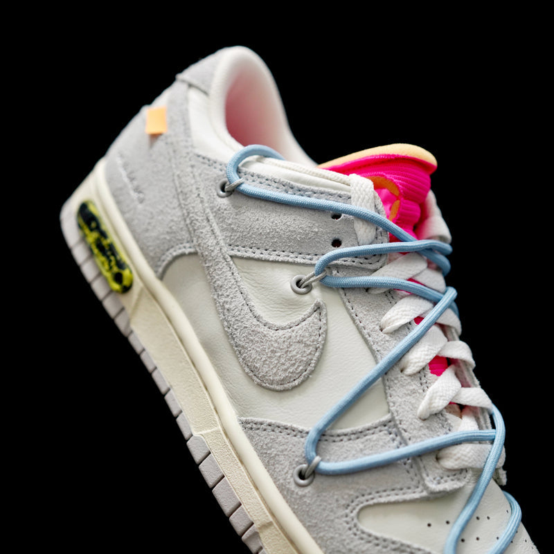 GLM - OW x Dunk (NO.38) light blue shoelace pink buckle