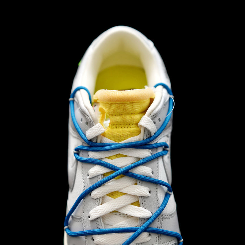 GLM - OW x Dunk (NO.10) blue shoelace yellow buckle