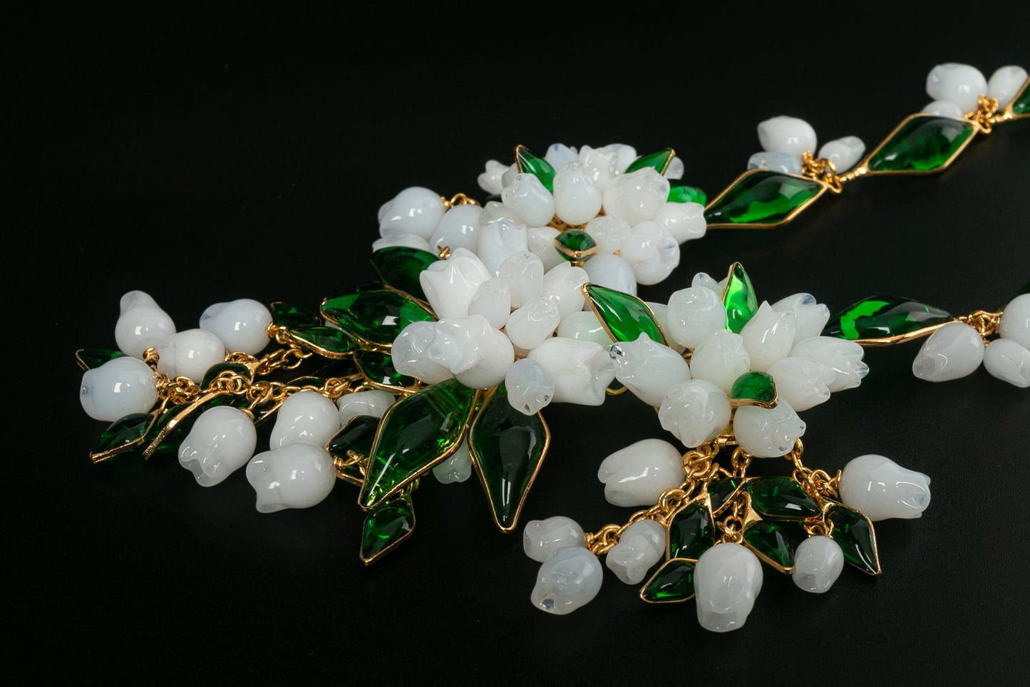Collier plastron en pÃƒÆ’Ã‚Â¢te de verre Augustine