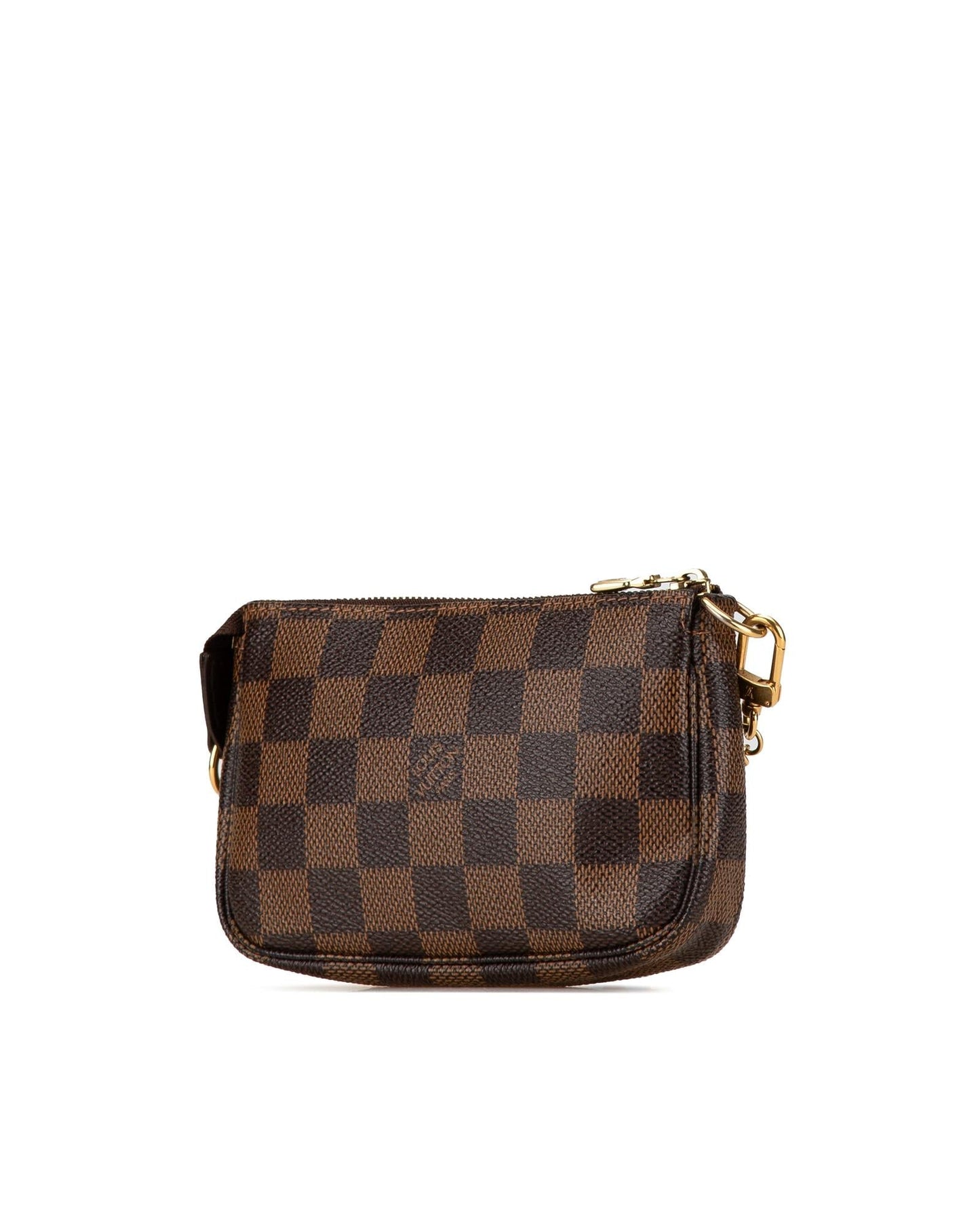 Louis Vuitton Pochette Accessoires Damier Ebene Canvas Crossbody Bag