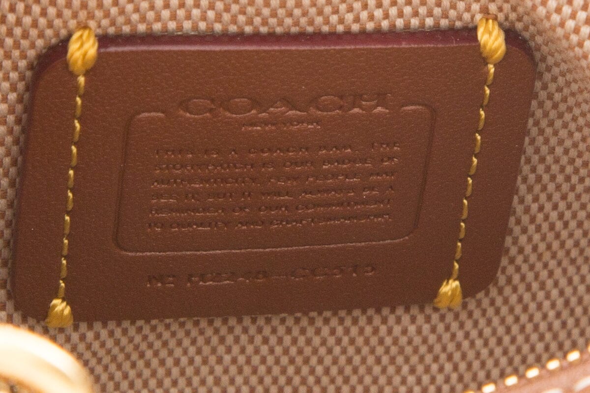 Coach Brown Mini Cross-Body