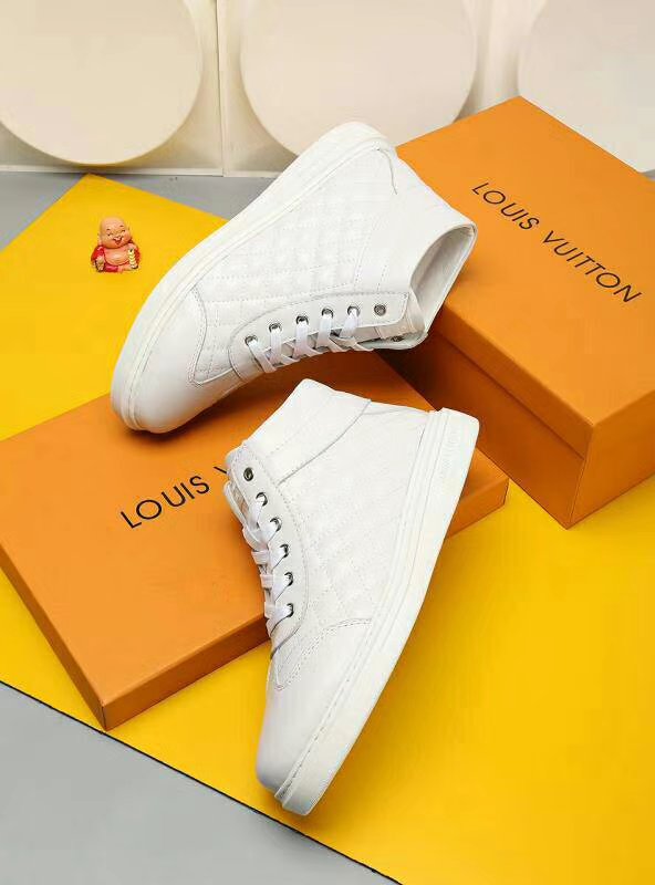 GLM - LUV HIgh Top Metal White Sneaker