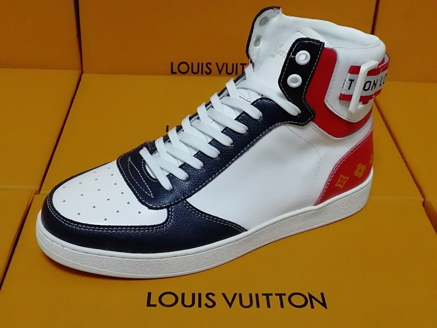 GLM - Luv Rivoli Black Red Sneaker