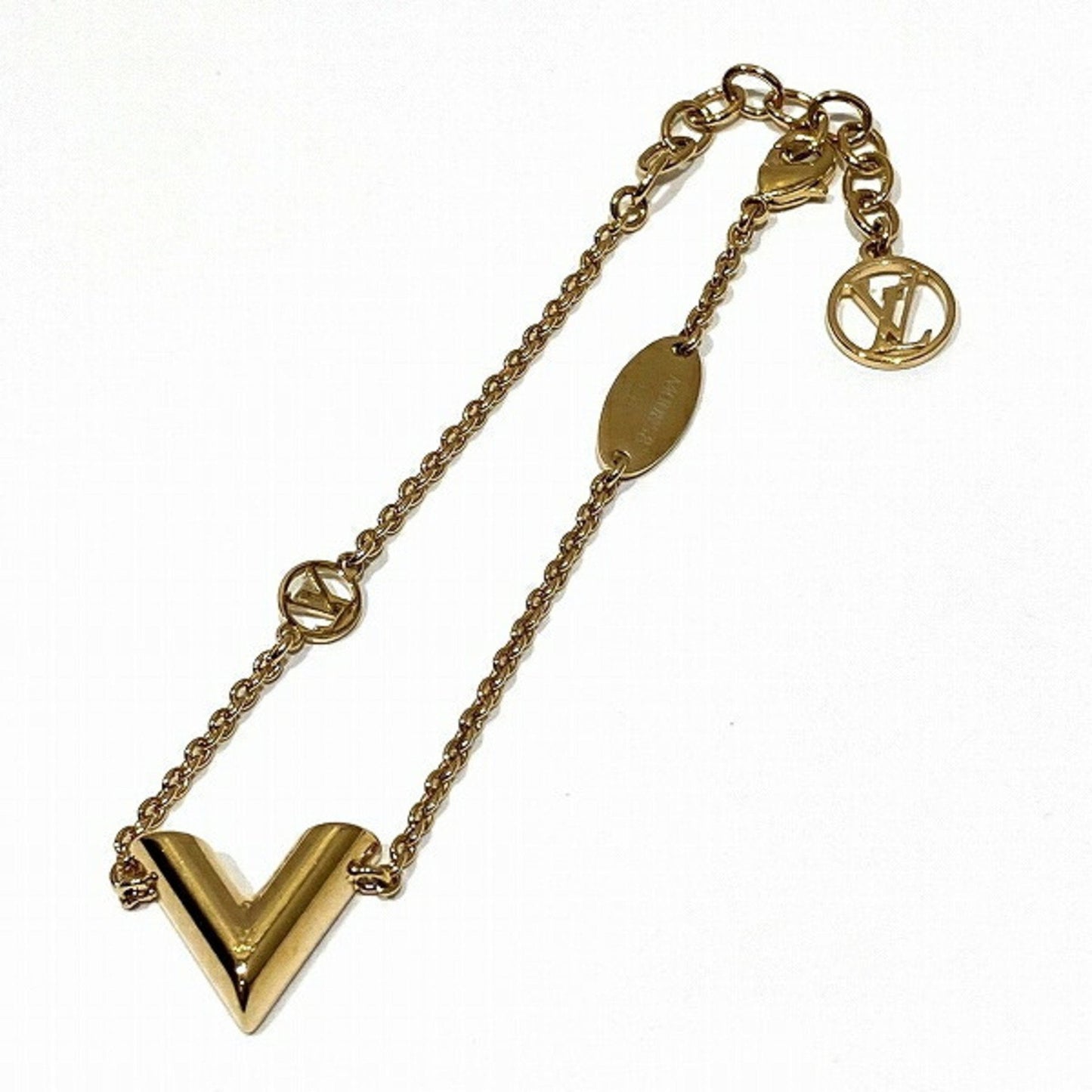 V Necklace Gold Pendant