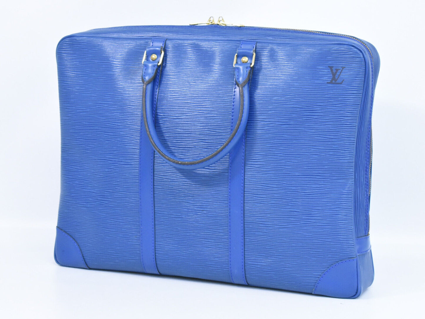 Epi Leather Portfolio Blue M54402