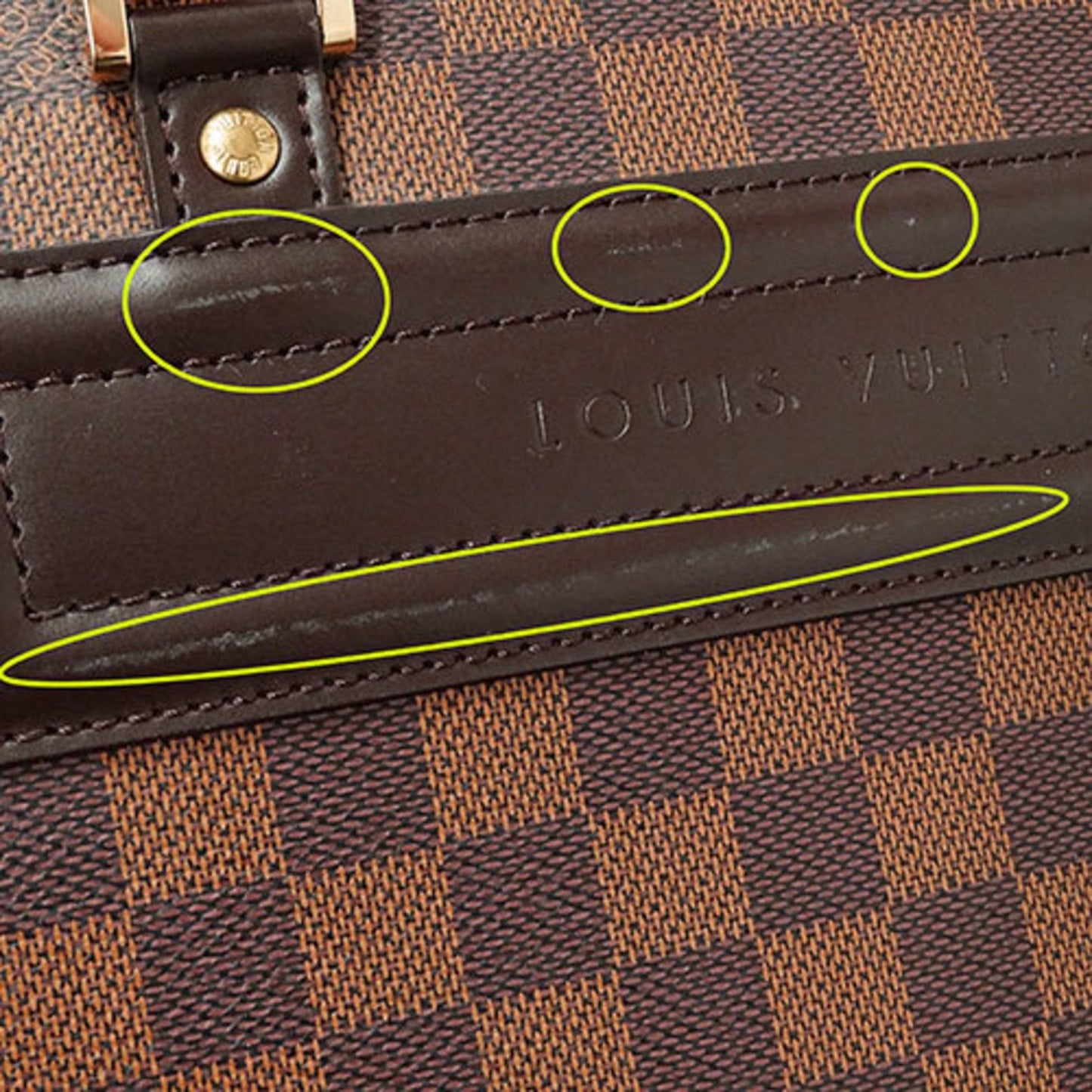 Lockit Dome Damier Ebene handbag