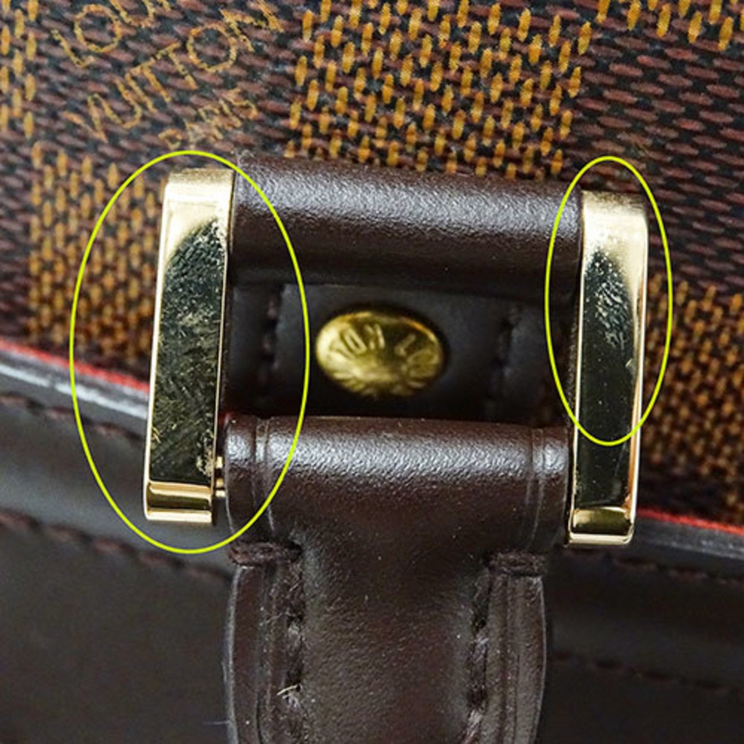Lockit Dome Damier Ebene handbag