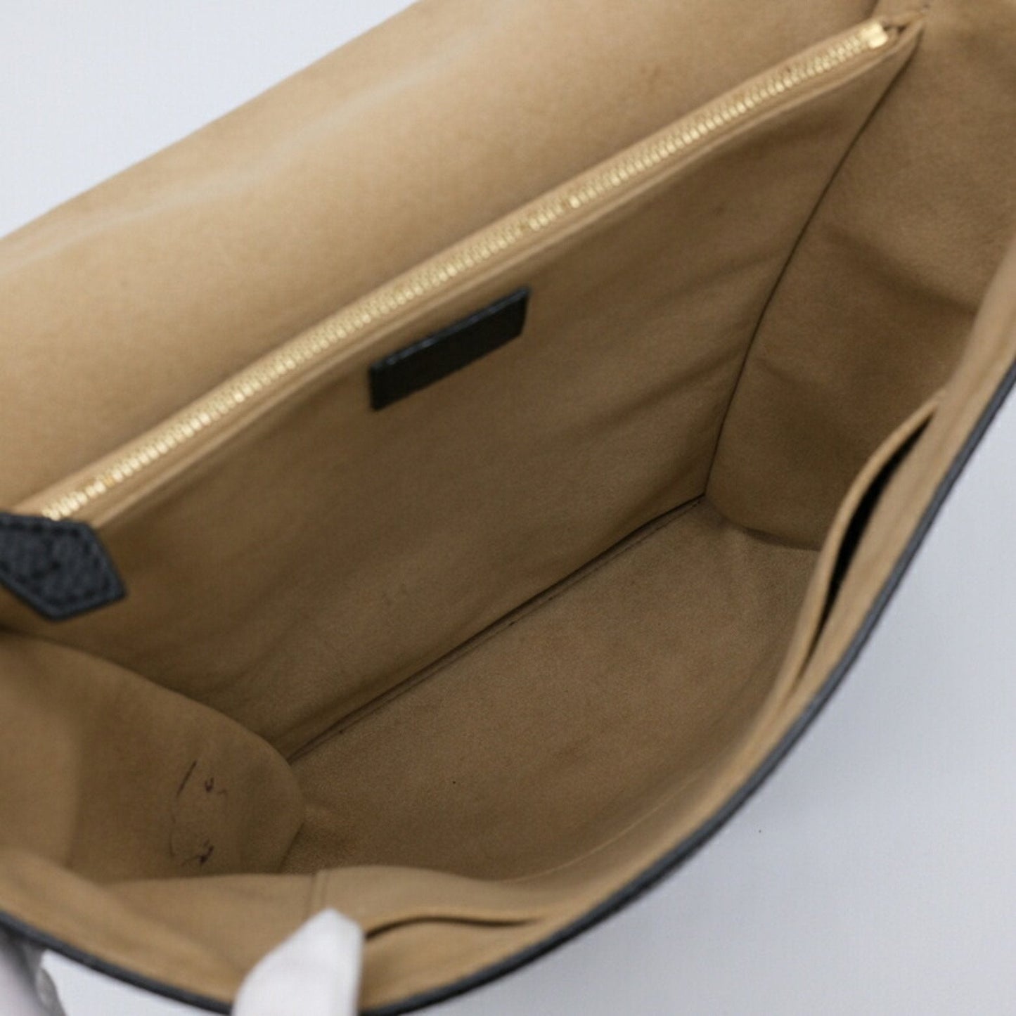 LV Pochette Black Leather
