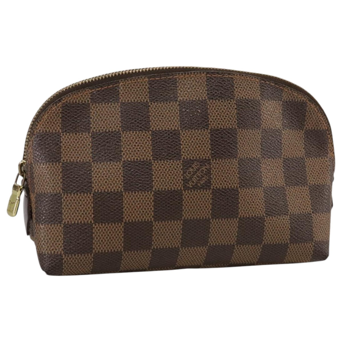 Cosmetic Pouch Damier Ebene Canvas