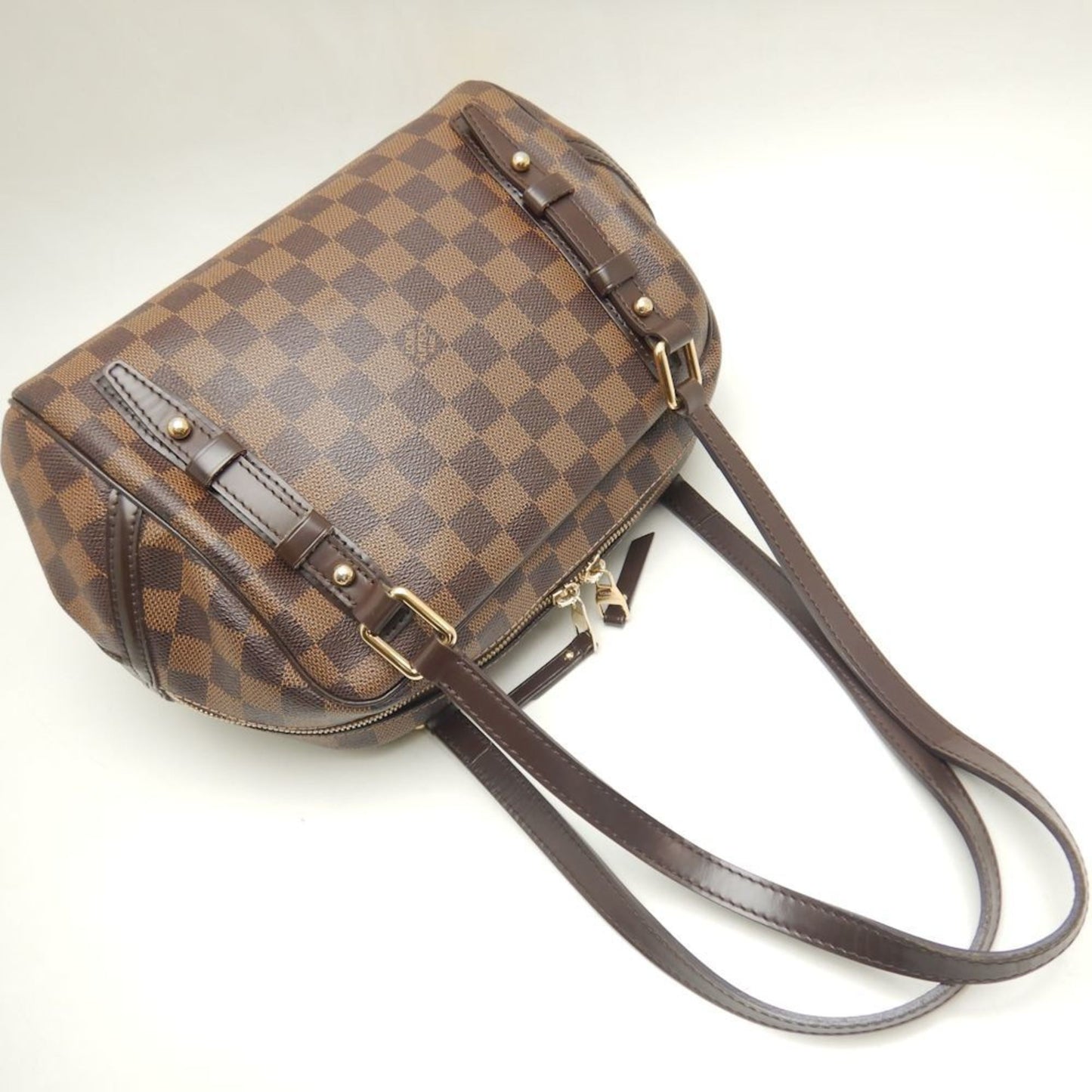 Elegant Canvas Rivington Handbag with Metal Fittings