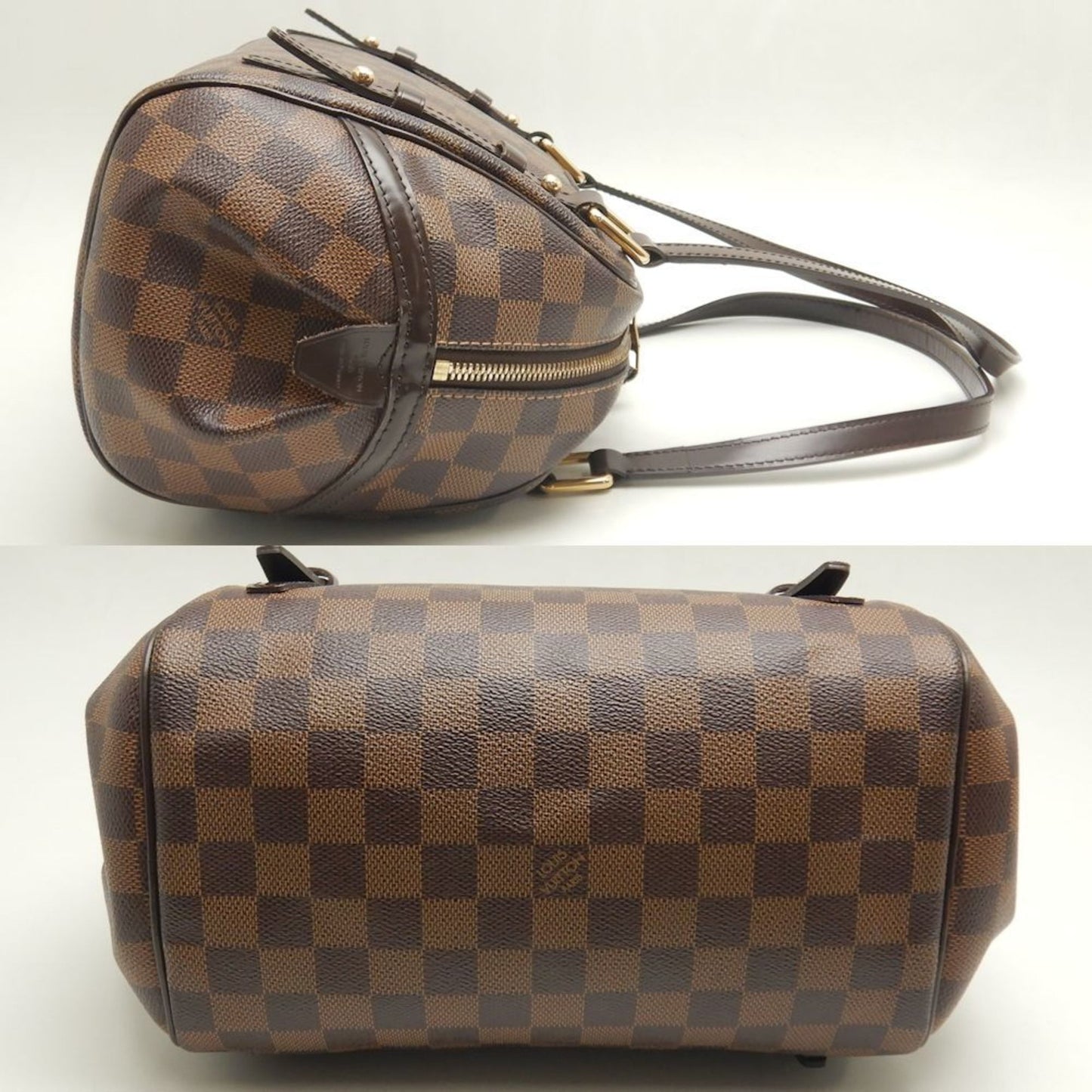 Elegant Canvas Rivington Handbag with Metal Fittings