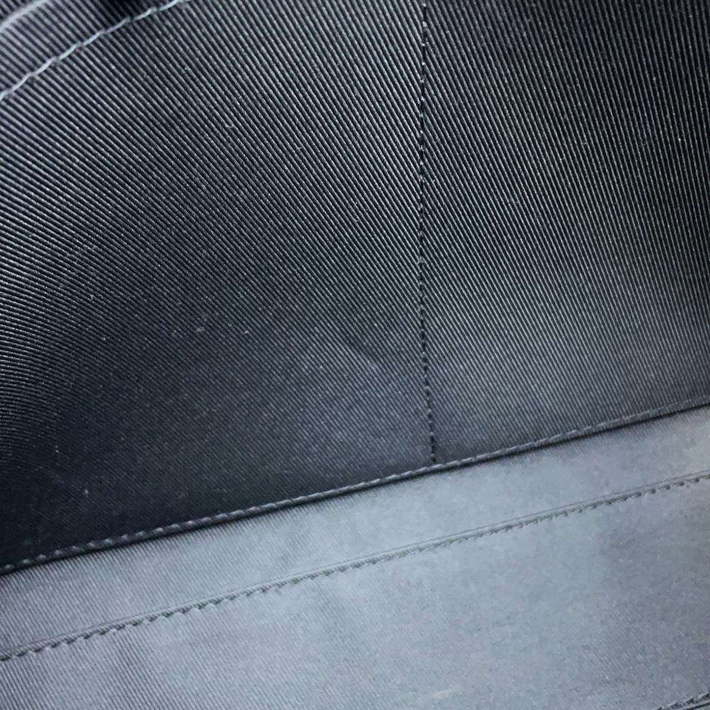 LV Trainer Black Leather Messenger Bag