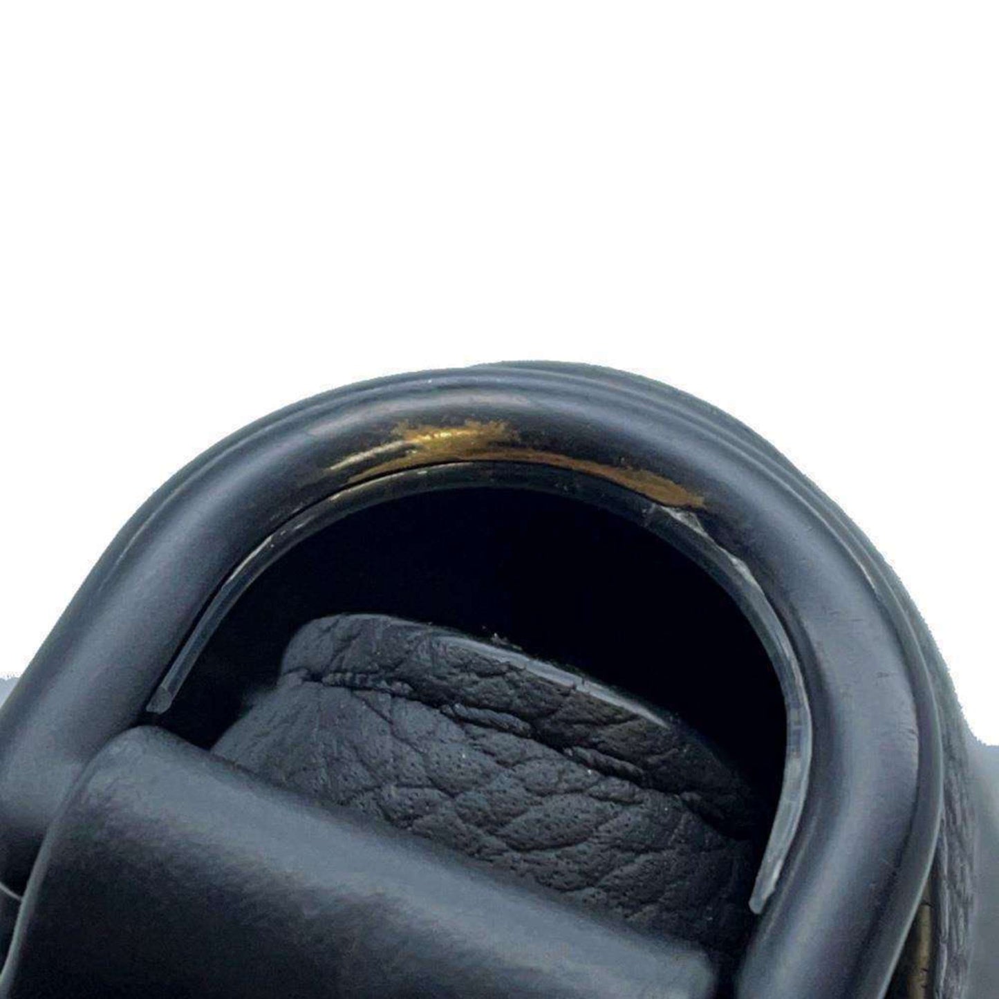 LV Trainer Black Leather Messenger Bag