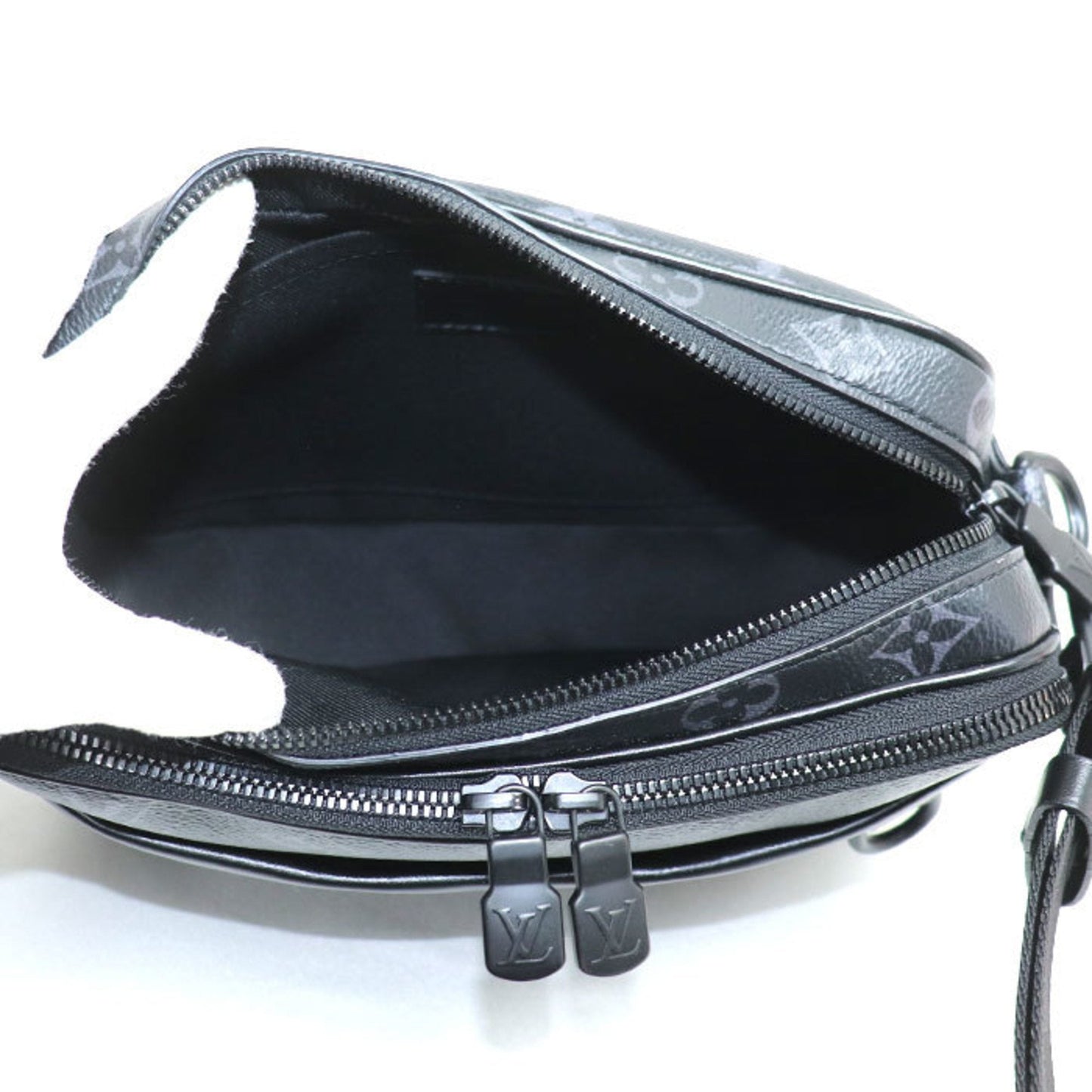 Sleek Canvas Messenger Bag with Shoulder Strap and Dust Bag