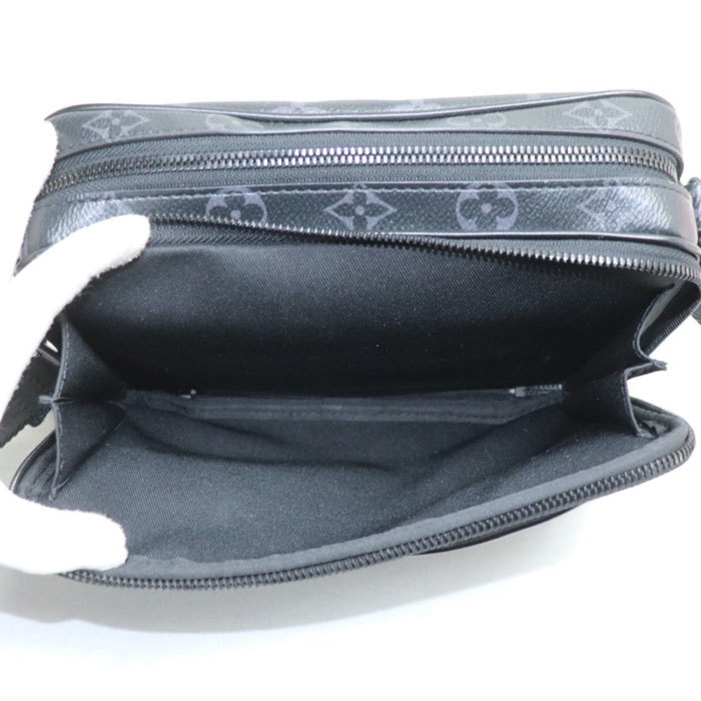 Sleek Canvas Messenger Bag with Shoulder Strap and Dust Bag