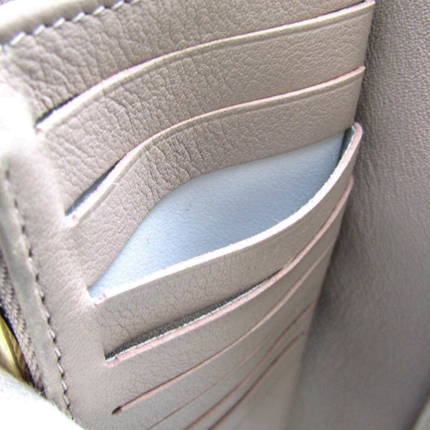 Leather Amelia Wallet with Slight Scratches and Rubbed Edges