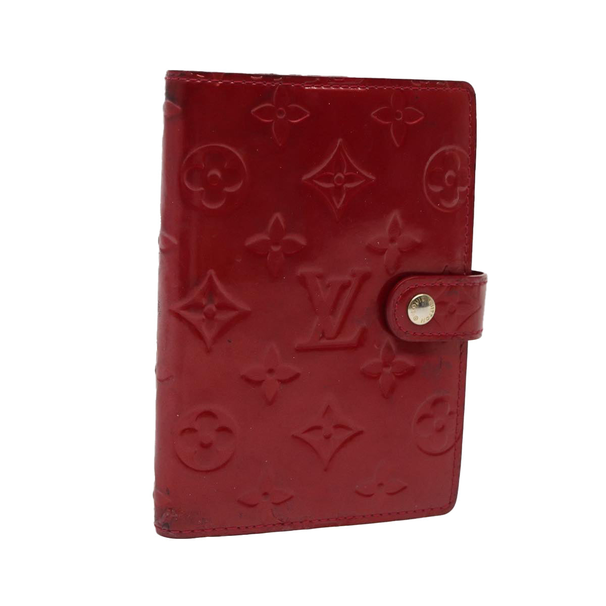 Monogram Vernis Wallet Red