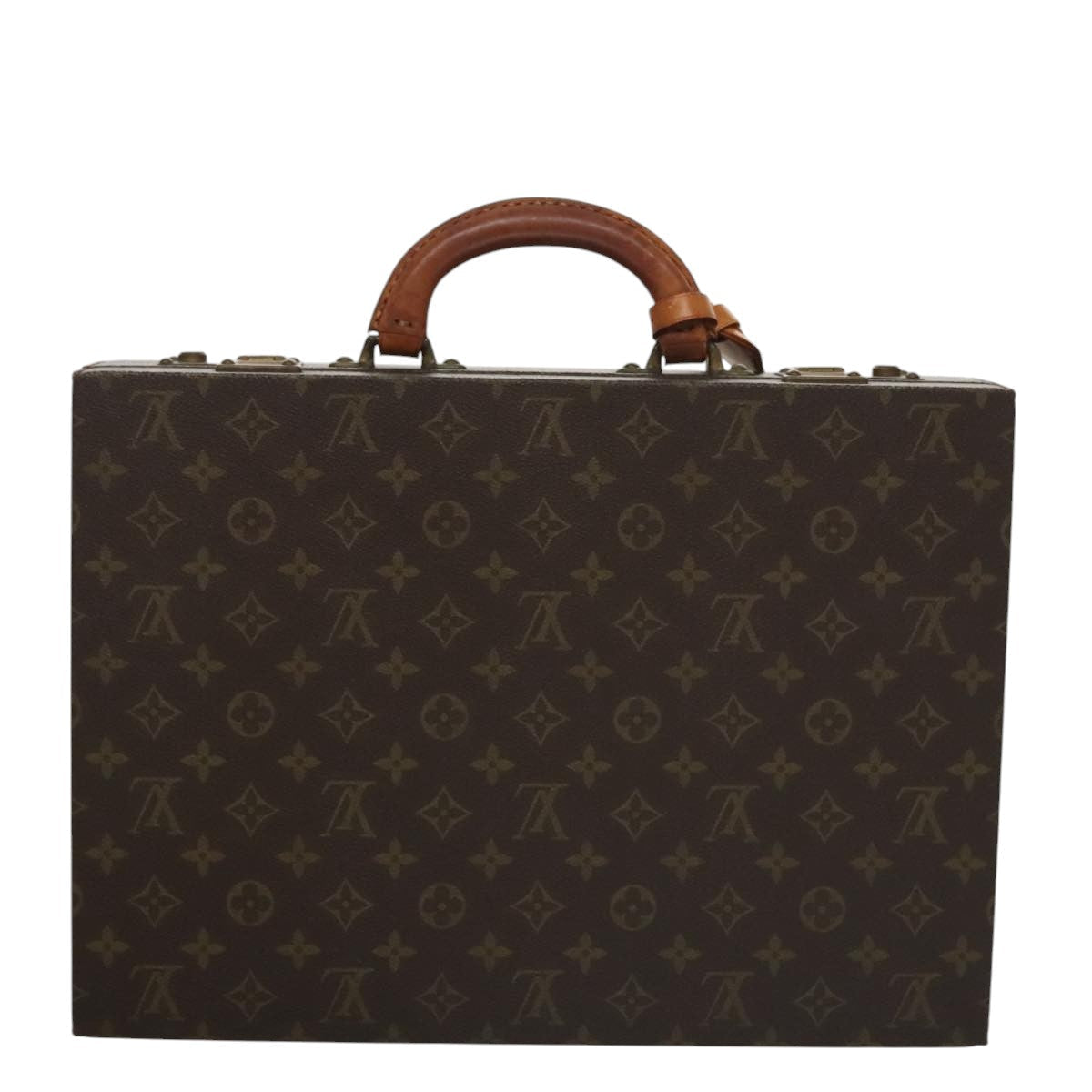 Elegant Canvas President Briefcase with Name Tag