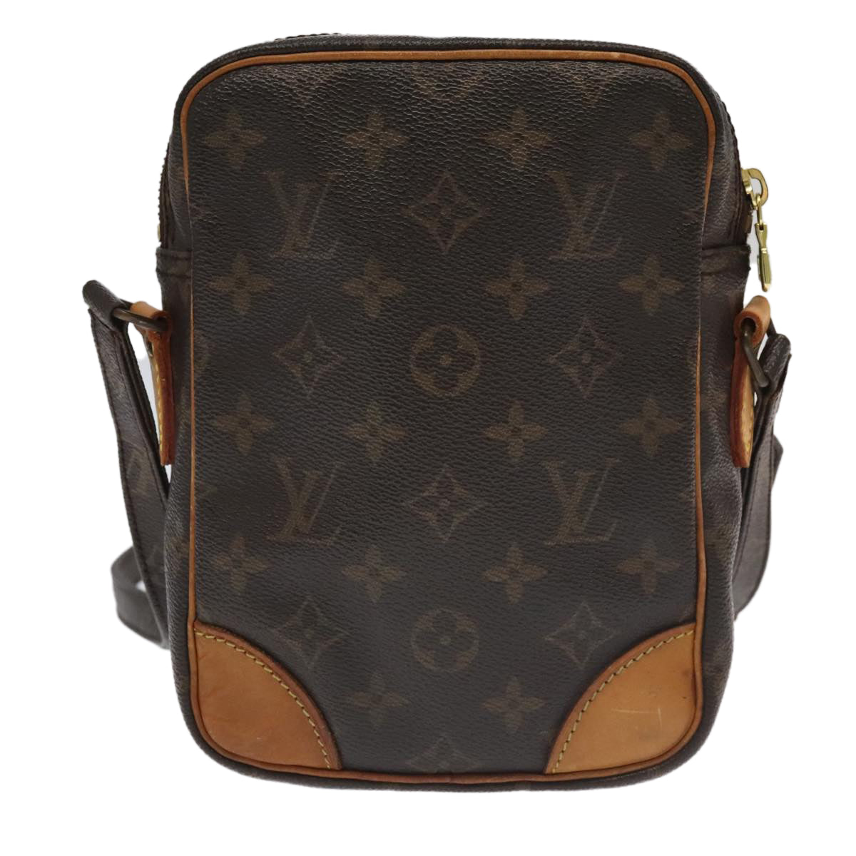 Canvas Shoulder Bag with Adjustable Strap and Multiple Compartments